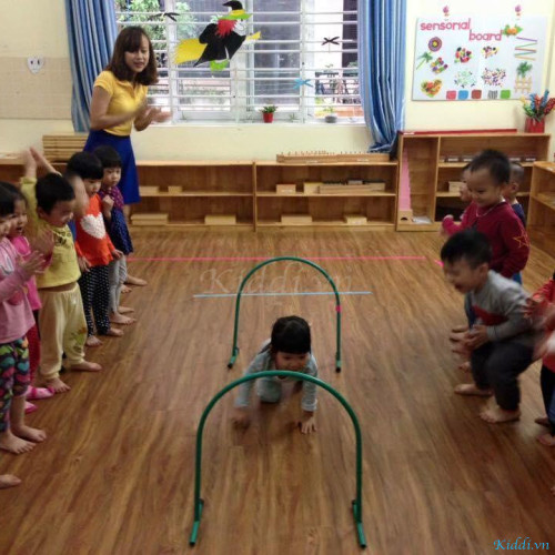 Sàn Nhựa Giả Gỗ Tại Trường Mầm Non Quốc tế Global - Á Đông Floor .