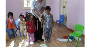 Mầm Non Binbon Sử Dụng Ván Lót Sàn Nhựa Của Á Đông Floor