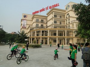 Trường Mầm Non Quốc tế Global Dùng Sàn Nhựa Giả Gỗ