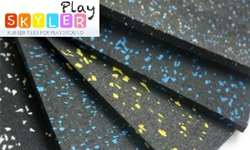 Sàn Cao Su Gạch Cao Su Dày 2,5cm