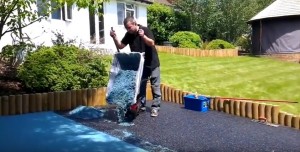 Thi Công Sàn Cao Su Đổ Ngoài Trời