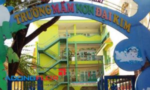 Sàn Nhựa Giả Gỗ Tại Trường Mầm Non Đại Kim