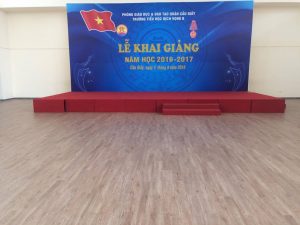 Sàn Nhựa Galaxy Hèm Khóa Tại Trường Tiểu Học Dịch Vọng B