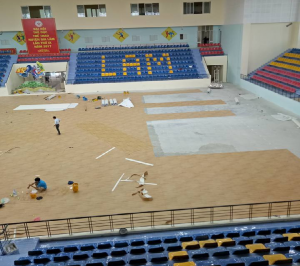 Sàn Vinyl Thể Thao Cho Nhà Thi Đấu Gia Lâm – Hà Nội