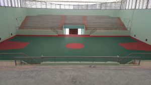 Thi công sàn nhựa pvc, sàn vinyl thể thao Trường Sư Phạm Hà Tây