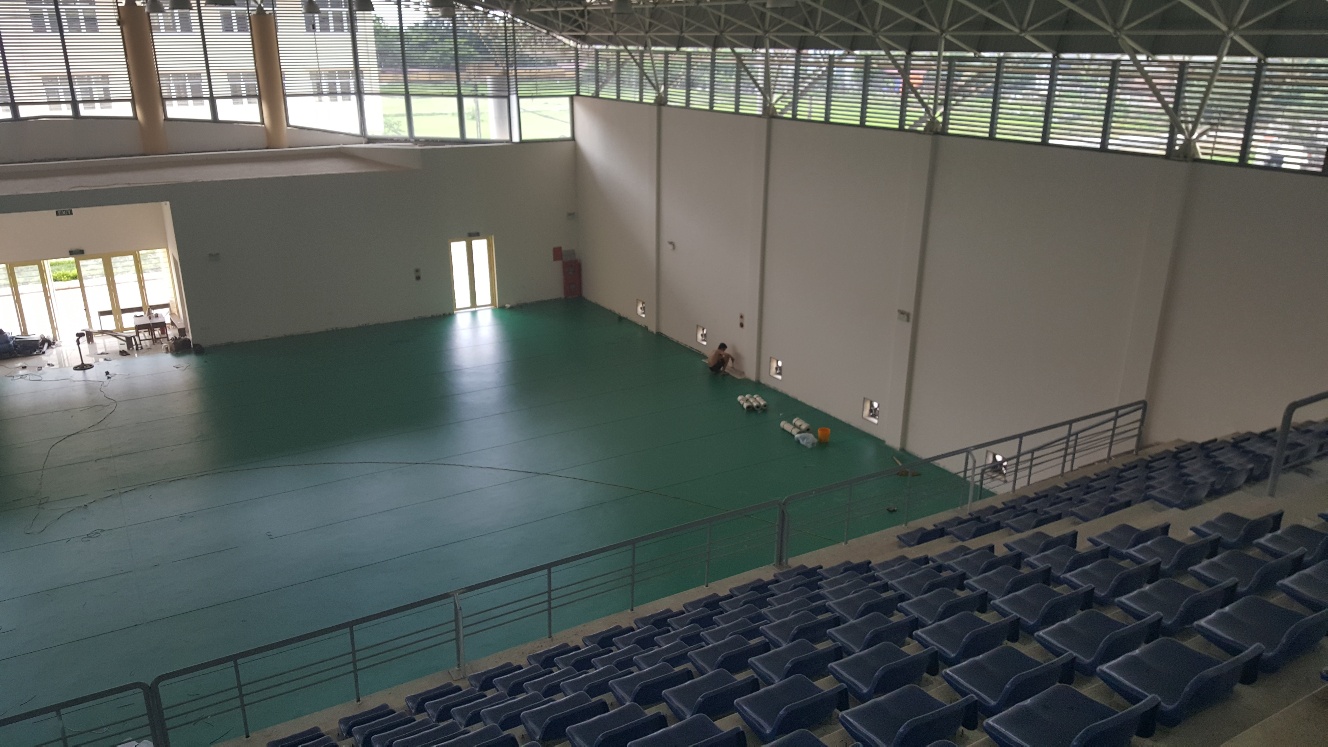 Thi Công San Vinyl The Thao Đa Năng .