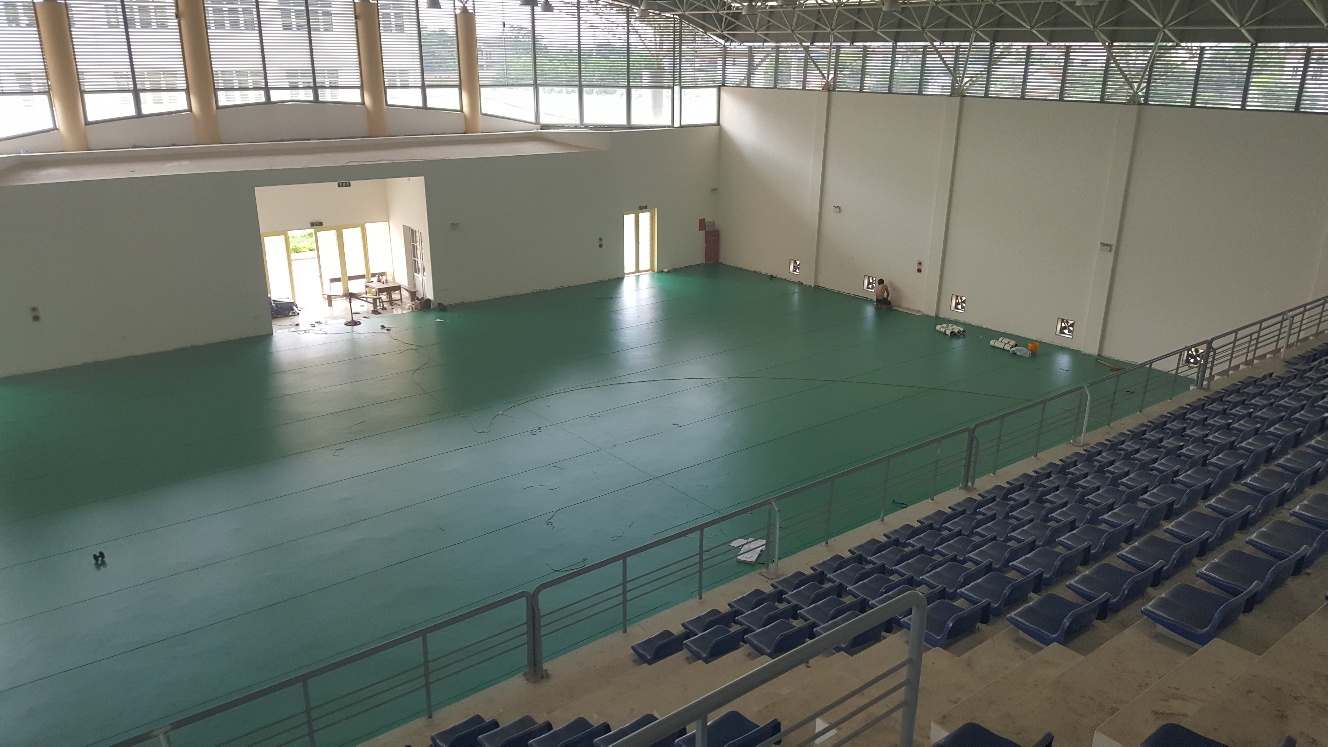 Thi Công San Vinyl The Thao Đa Năng .