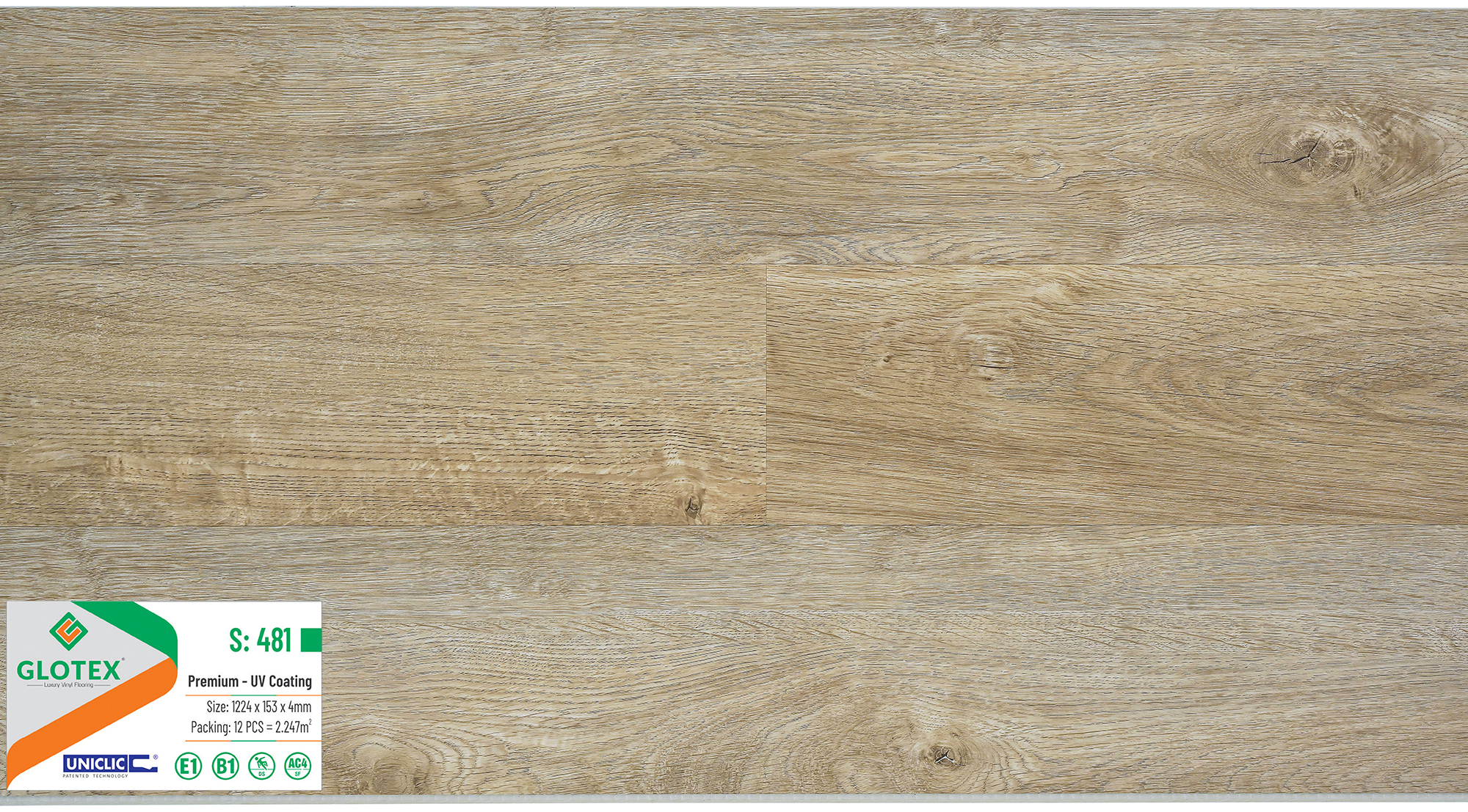 Sàn nhựa Glotex S481