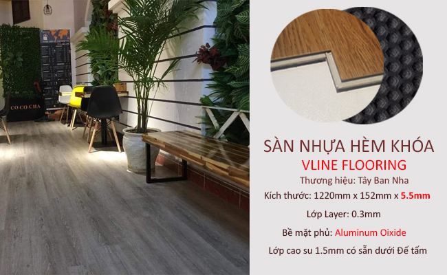 sàn nhựa vline
