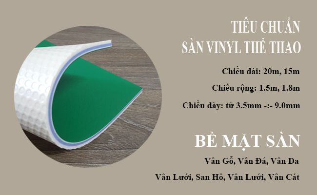 sàn vinyl thể thao