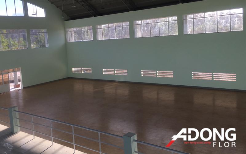 sàn thể thao vân gỗ