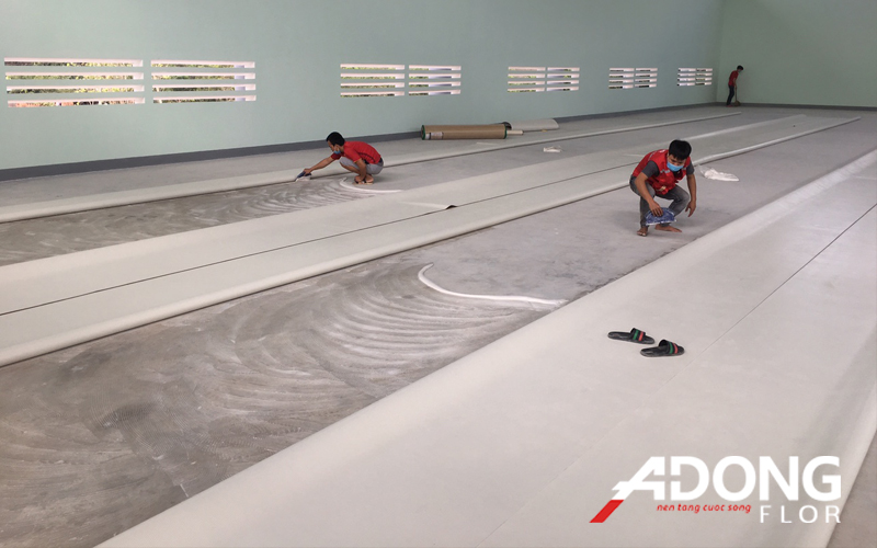 sàn vinyl thể thao