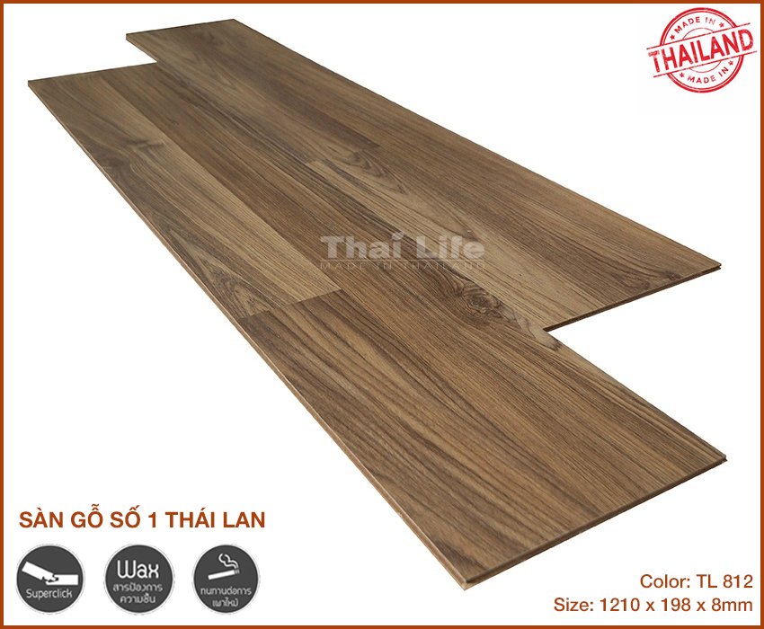 Sàn Gỗ Công Nghiệp ThaiLife TL 812