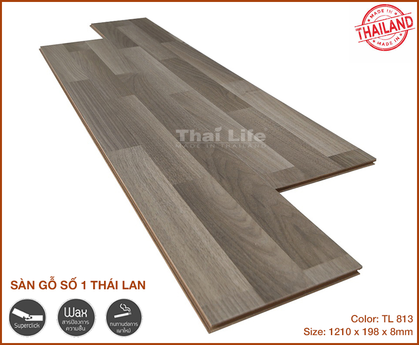 Sàn Gỗ Công Nghiệp Thailife TL813